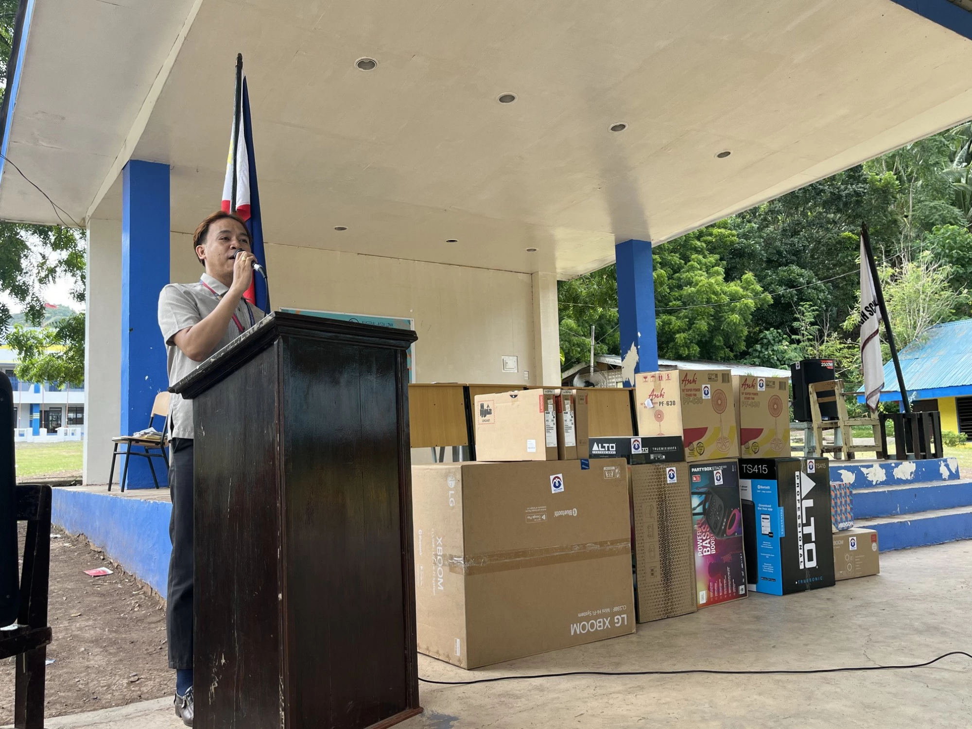 HMC Supports Host Community Schools with Audio System Equipment